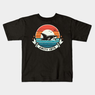 Amity Island 1975 Kids T-Shirt